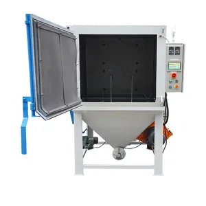 Stainless steel shot alloy wheel shot blasting machine