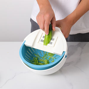 Cesta Multiusos con Escurridor, Cortador de Verduras, Rallador, Triturador de Patatas, Colador Giratorio, Picador de Rábanos, Pelador de Patatas Inteligente - Product Image 4