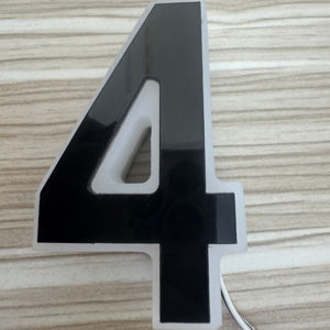 Fabrikant Custom Exterieur Rotulo Luminoso 68X43Mm 3d <span class=keywords><strong>Mini</strong></span> Letterborden Gegalvaniseerd Blad Ip65 Waterdichte Commerciële Bewegwijzering - Product Image 1