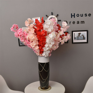 ดอกเชอรี่เทียมสีขาวสำหรับประดับตกแต่งสวนสีชมพู - Product Image 3