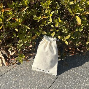 Promotional Custom Logo Cotton Canvas Fabric Dust <b>Pouch</b> High Quality Cotton <b>Drawstring</b> Bag - Product Image 5