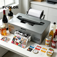 Imprimante d'étiquettes numérique industrielle jet d'encre rouleau à rouleau Fcolor à prix direct, haute qualité, pour autocollants et étiquettes alimentaires