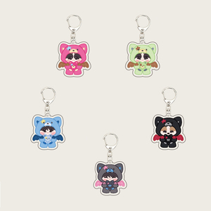 Custom New UV Printed Cartoon <b>Doll</b> Acrylic Key Chain Bag Pendant <b>Accessories</b> Fashionable Souvenir Star Peripheral - Product Image 2