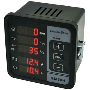 เครื่องกำเนิดไฟฟ้าดีเซล MeBay GM50H พร้อมหน้าจอดิจิตอลแสดงผลอเนกประสงค์ แสดงค่าแรงดันไฟฟ้า ความถี่ อุณหภูมิน้ำ แรงดันน้ำมัน และมาตรวัดความเร็วรอบ - Product Image 5