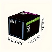 Caja de Salto Pliométrica, Caja de Salto para Equilibrio y Fitness, Taburete de Entrenamiento Combinado Progresivo para Mejorar la Capacidad de Salto