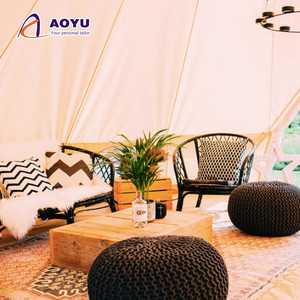 Camping en plein air yourtes en métal à vendre 3m cloche tente <span class=keywords><strong>tapis</strong></span> 5m un cadre <span class=keywords><strong>tipi</strong></span> tente pour adultes - Product Image 3