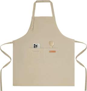 Tabliers personnalisés en polyester avec logo Tablier de cuisine de cuisine pour sublimation de chef - Product Image 1