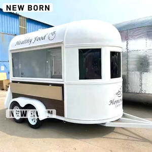 Nouvelle remorque alimentaire en acier inoxydable sur mesure, station de crème glacée et de bonbons, résistante à la rouille, compartiments isolés, personnalisée - Product Image 6