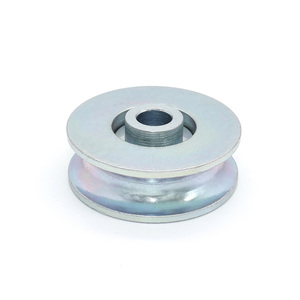 90mm massives hohles Aluminium-Riemens ch eiben rad für Fitness-Fitness studio Kunden spezifische OEM-Stütz drahtseilrad-Sport rolle - Product Image 4