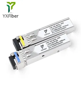 GLC-BX-20 WDM Transceiver 1.25G BIDI 20km 1310nm-Tx/1550nm-Rx SMF Simplex LC DDM compatible 1g SFP module