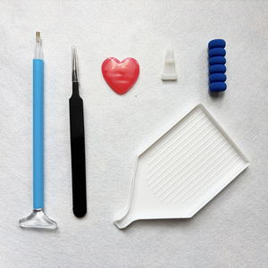 Kit de Herramientas Creativas 5D Ecológicas de Resina para Dibujo de Diamantes, Pinzas de Hierro, Puntas de Bolígrafo Múltiples, Accesorios para Pintura de Diamantes DIY - Product Image 3