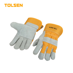 TOLSEN 45024 XL <span class=keywords><strong>Gants</strong></span> <span class=keywords><strong>de</strong></span> <span class=keywords><strong>travail</strong></span> <span class=keywords><strong>de</strong></span> sécurité <span class=keywords><strong>en</strong></span> <span class=keywords><strong>cuir</strong></span> très résistants - Product Image 5