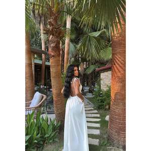 Robe blanche Anais sans dos - Product Image 5