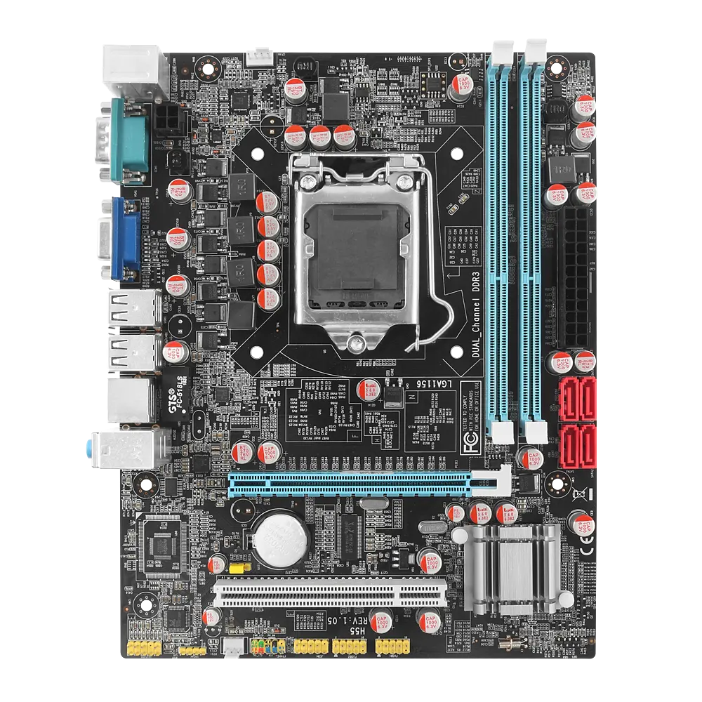 Placa-mãe hsgm h55, placa mãe para computador desktop lga 1151 cpu