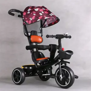 LC-BT008 CE 인증서 금속 아기 유모차 세발 자전거 자전거 1-6 세 어린이/3 1 어린이 trike /trycycle 어린이