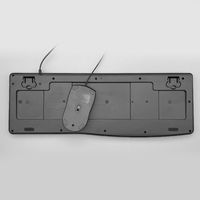 Esuntec/OEM Nouveau clavier souris optique filaire Combo pleine grandeur 104/105 touches de conception ergonomique repose-poignets touches multimédia pour ordinateur de bureau
