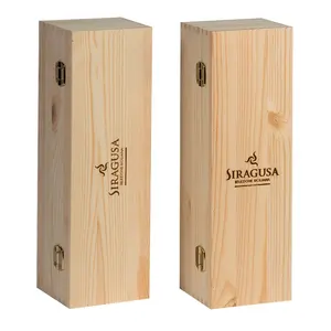 Boîte en bois de pin massif, merchandising personnalisé - Product Image 2