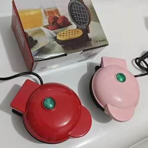 Nouvelle machine à gaufres électrique portable 3 en 1 personnalisée, 350 W, chauffage rapide, antiadhésive, pour gaufres, sandwichs, gâteaux, roti - Product Image 4
