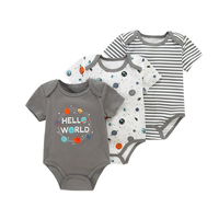 Op maat gemaakte baby romper kleding dropshipping fabrikant bedrukte katoenen baby onesie baby jongens meisjes rompers pasgeboren kinderkleding