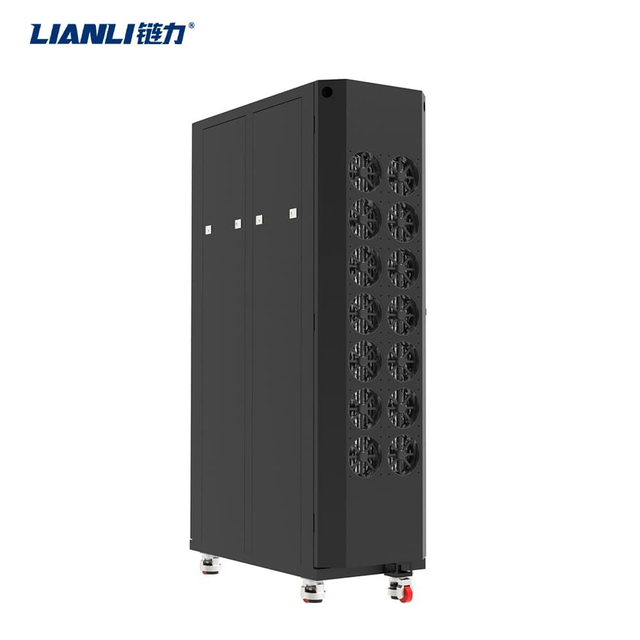 Lianli 35kW 55KW Air-Liquid Hybrid Cooling Server Cabinet 48U High Density Liquid Cooled Rack for AI Data Center