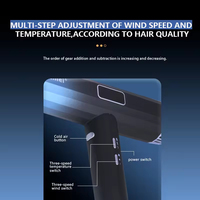 Sèche-cheveux ionique négatif KEMEI KM-6906 OEM Factory 2000w Haute vitesse Salon Sèche-cheveux avec diffuseur Secador De Cabelo