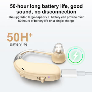 Audífono Recargable BTE de Precio de Fábrica para Personas Mayores, Adultos y Niños, Salida de 130dB, Reducción de Ruido, Amplificación de Sonido para Uso Diario - Product Image 3