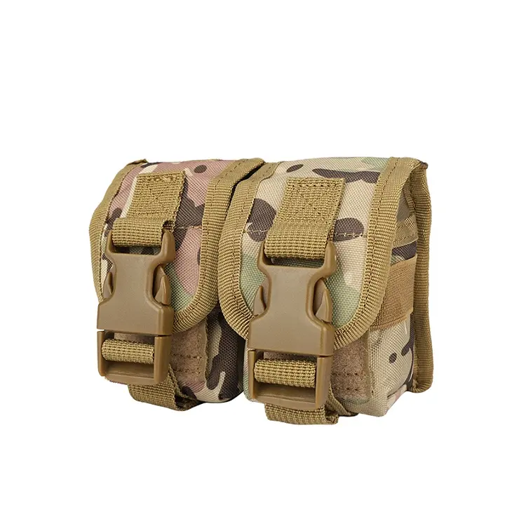 Yakeda Molle Pouch Camouflage Tactical Vest Double Mag Pouch for Combat Belt Equipo Tactico Molle Tactical Gear Chest Rig