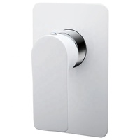 Tapis mitigeur de douche en laiton, mat et blanc, filiforme