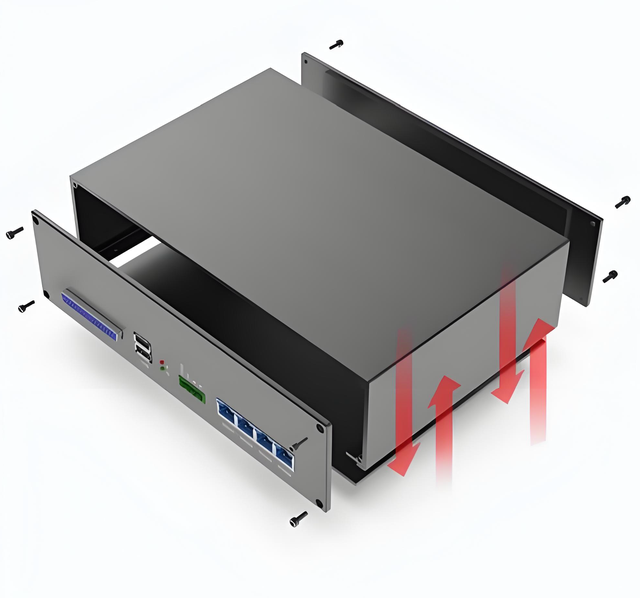 Dongguan Custom CNC Machining Service Design Aluminum/Stainless Steel Shell for Extruded Metal Box Waterproof Black Enclosure