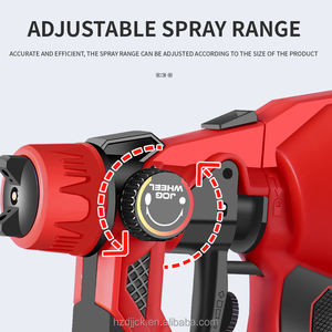 Elektrische Farbspritzpistole für den Haushalt für Latexfarbe, Leistungsstarkes Sprühgerät mit Maschinenanwendung zum Reinigen und Sprühen - Product Image 2