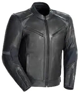 latest design Fashion Casual Leather Solid Zipper Jacket Coat Men Biker Jacket Pakistani Suppliers and Manufacturers