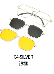 Gafas de <span class=keywords><strong>sol</strong></span> polarizadas <span class=keywords><strong>con</strong></span> imán supercaliente 2023, marco de Metal intercambiable <span class=keywords><strong>con</strong></span> <span class=keywords><strong>lentes</strong></span> UV400 Tac, gafas de <span class=keywords><strong>sol</strong></span> excelentes <span class=keywords><strong>con</strong></span> Clip - Product Image 3