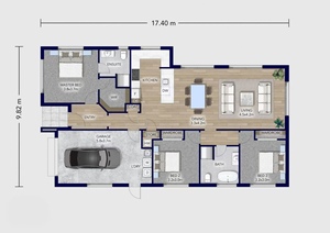 बाहरी घर के लिए <span class=keywords><strong>2026</strong></span> ग्राफिक आधुनिक डिजाइन हल्के फायरप्रूफ प्रीफैब्रिकेटेड स्टील संरचनाएं - Product Image 3
