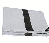 Bâche imperméable 4x5m 4x6m pour jardin, auvent extérieur, voile d'ombrage, bâche de protection pour bateau, camion, niche pour chien, abri pour animaux de compagnie, en PE