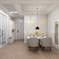 Panneaux muraux de luxe en pvc, intérieur décoratif, plafonnier pour restaurant, Offre Spéciale