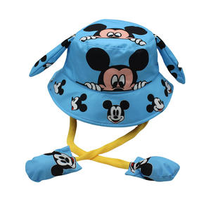 Bonitos dibujos animados de Pikachu Stitch, Mickey, Minnie, conejo, orejas móviles, <span class=keywords><strong>Airbag</strong></span>, sombreros de cubo, a prueba de sol, gorras de viaje de playa al aire libre para niños - Product Image 5