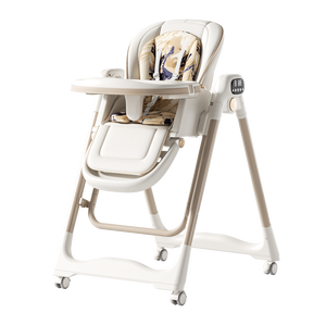 Chaise haute 3-en-1 au design moderne et écologique pour nourrissons et bébés avec plateau amovible réglable pour l'alimentation et la salle à manger - Product Image 1