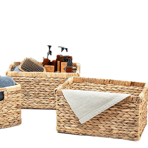 Best Selling Home Storage & Organization Water Hyacinth Kitchen, Bathroom, Laundry Storage Basket from Viet Nam