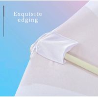 Parasol de plage bohème de luxe en bois véritable de 200 cm, imprimé personnalisé vintage, recyclé, avec pompons – Prix usine