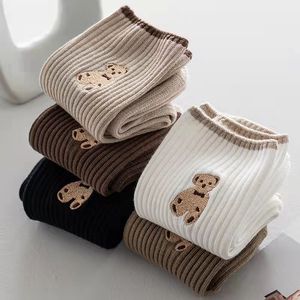 <strong>Bear</strong> <strong>Socks</strong> Women's Mid-Calf <strong>Socks</strong> Cute Pile <strong>Socks</strong> Students Easiest for Match Autumn and Winter <strong>Teddy</strong> <strong>Bear</strong> Pattern Stockings - Product Image 2