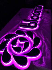 שלט לד RGB בהתאמה אישית, שלט אותיות לד מוארות, שלט צבעוני, לוגו תלת מימד, שלט אותיות לד עם מסגרת, שלט אותיות תלת מימד עם תאורת לד - Product Image 6