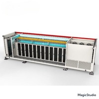 Modèle de centre de données intelligent modulaire mobile conteneurisé de télécommunications d'urgence de la marque SZT, modèle SZT-2000, monté sur véhicule