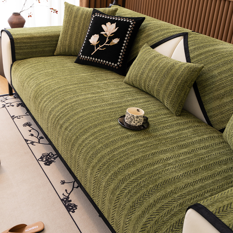 Chenille Living Room Sofa Cushion Four