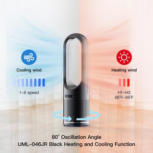 Ventilador sin Aspas Inteligente 3 en 1, Enfriador de Aire y Calefactor con Filtro Purificador de Aire, Ventilador de Piso para Ventilador sin Aspas 3 en 1 con H - Product Image 5