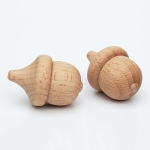Waldorf eco-friendly non verniciato faggio blocchi di costruzione piccolo ornamento aperto per i denti di criceto digrignare scatole di <span class=keywords><strong>legno</strong></span> incisione - Product Image 1