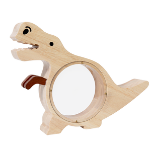 Hucha de madera premium con forma de dinosaurio, adorable caja transparente para ahorrar dinero para niños, adorno decorativo para el hogar y <span class=keywords><strong>juguete</strong></span> - Product Image 4
