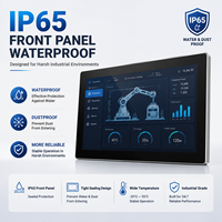 Panel PC Industrial de 15.6 Pulgadas, 1920x1080, Todo en Uno, Pantalla Táctil, Sin Ventilador, IP65, Montaje VESA, Intel Core I5, Windows Linux, en Stock