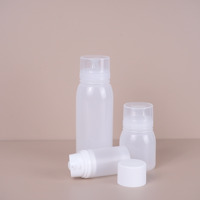 HDPE résistant à la chaleur pour bouteille à presser, pompe à pression, buse à 3 trous, couvercle transparent, remplissable à chaud, miel, ketchup, salade, shawarma