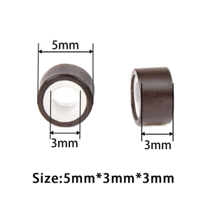 Anillas de Aluminio de Calidad <span class=keywords><strong>Profesional</strong></span> para Salón, <span class=keywords><strong>Micro</strong></span> Anillas Invisibles, Tubos de <span class=keywords><strong>Micro</strong></span> Enlace, Cuentas para Extensiones de Cabello sin Costuras, Uso Doméstico a Granel - Product Image 2