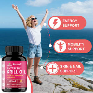 Huile de krill antarctique EPA DHA Phospholipides Astaxanthine en capsules, livraison rapide OEM, étiquette privée, pilules d'huile de krill antarctique oméga 3 - Product Image 2